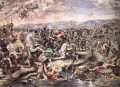 Detalle de la batalla de Pons Milvius1 Maestro del Renacimiento Rafael